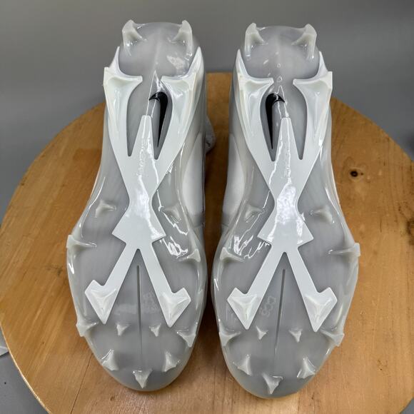 Nike Alpha Menace Elite 3 Mens Size 13.5‎ Football Cleats White CT6648-109 NEW main image 6